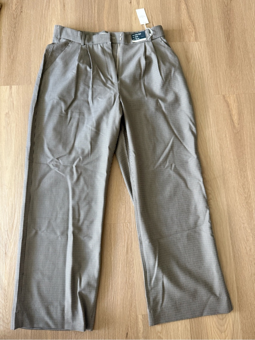 Abercrombie & Fitch Curve Love Sloane Tailored Wide Leg Pant NWT 32 Long